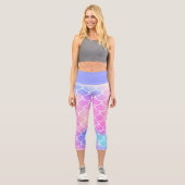 Leggings Capri Écaille de Sirène Pastel (Recto)