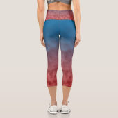 Leggings Capri Échos dans Bluefire (Verso)