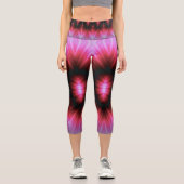 Leggings Capri éclair rose (Recto)
