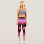Leggings Capri éclair rose (Recto)
