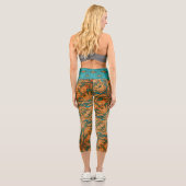 Leggings Capri Éclairage bleu (Verso)