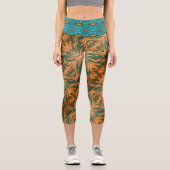 Leggings Capri Éclairage bleu (Recto)