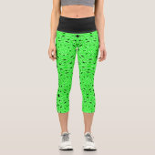 Leggings Capri Éclairage vert (Recto)