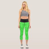 Leggings Capri Éclairage vert (Recto)