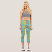Leggings Capri École tropicale (Recto)