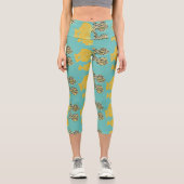 Leggings Capri École tropicale (Recto)