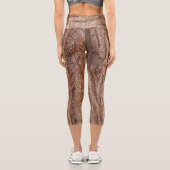 Leggings Capri écorce d'arbre (Verso)