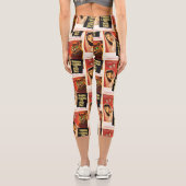 Leggings Capri Écureuil de l'espace (Verso)