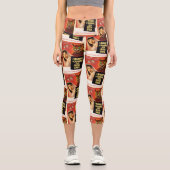 Leggings Capri Écureuil de l'espace (Recto)