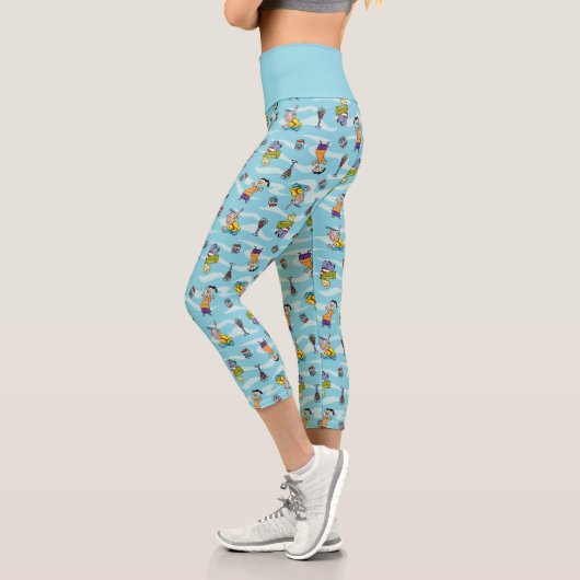 Leggings Capri Ed, Edd, n Motif Eddy (Gauche)