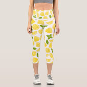 LEGGINGS CAPRI EFFET CITRON (Recto)