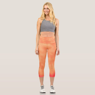 Leggings Capri Effet nuage de tempête élégant Tropical