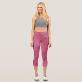 Leggings Capri Effet nuage tempête élégant Burgundy Blush (Recto)