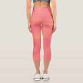 Leggings Capri Effet nuage tempête élégant Peach (Verso)