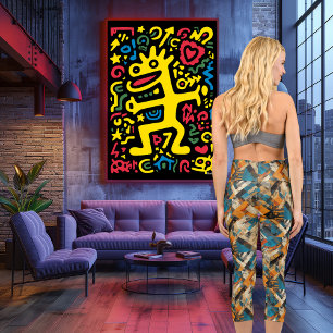 Leggings Capri Elégance rustique : Motif Abstrait géométrique ter