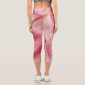 Leggings Capri Élégant animal blanc rose fille (Verso)