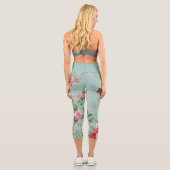 Leggings Capri Élégant Moderne tendance Floral (Verso)