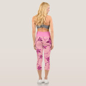 Leggings Capri Élégant Moderne tendance Floral (Verso)