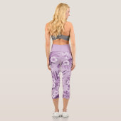 Leggings Capri Élégant Moderne tendance Floral (Verso)
