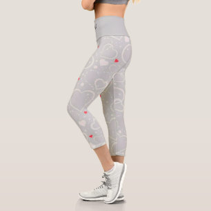 Leggings Capri Élégant Moderne tendance Floral