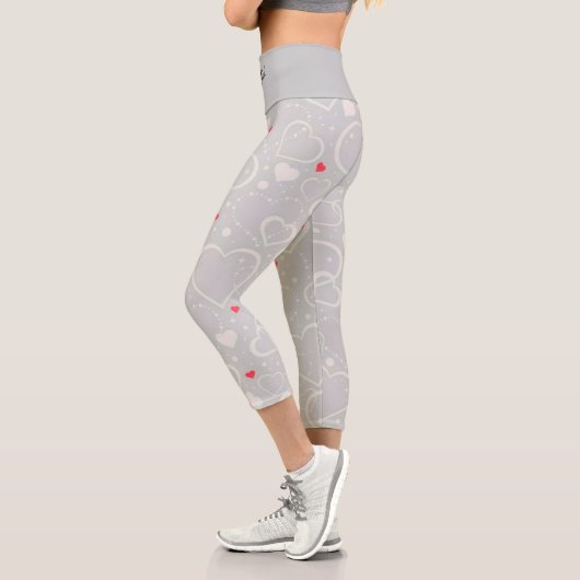 Leggings Capri Élégant Moderne tendance Floral (Gauche)