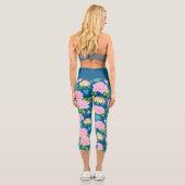 Leggings Capri Élégant Moderne tendance Floral (Verso)