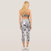 Leggings Capri Élégant Moderne tendance Floral (Verso)