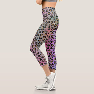 Leggings Capri Elégant rose Bleu Parties scintillant or noir Emp