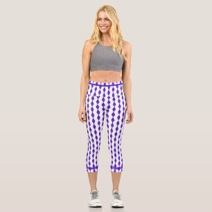 Leggings Capri Elément Art déco dans les jambières capri violet p