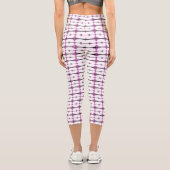 Leggings Capri Éléments Art déco dans le rose pastel (Verso)