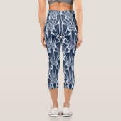 Leggings Capri Éléments géométriques : Motif moderne stylisé (Verso)
