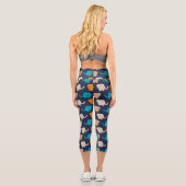 Leggings Capri Eléphant de bébé en dessin (Verso)