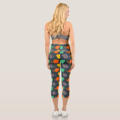 Leggings Capri Eléphants colorés pour bébés (Verso)