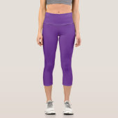 Leggings Capri Élever votre conception de site Web avec un violet (Recto)