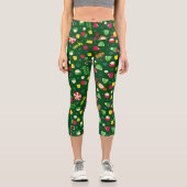Leggings Capri Elf le Motif Candy de cinéma (Recto)