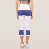 Leggings Capri Emblème du drapeau israélien (Verso)