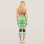 Leggings Capri Emerald, vert vif (Verso)