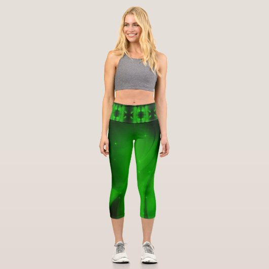 Leggings Capri Émeraude (Recto)