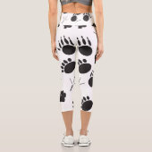 Leggings Capri Empreinte animale et animale (Verso)