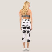 Leggings Capri Empreinte animale et animale (Verso)