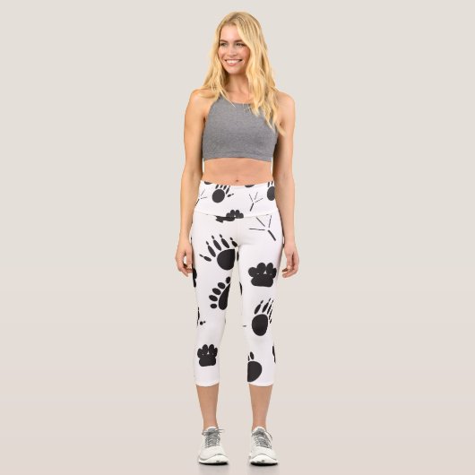 Leggings Capri Empreinte animale et animale (Recto)