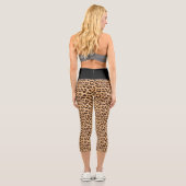 LEGGINGS CAPRI EMPREINTE DE LÉOPARD CAPRI YOGA PANTS LEGINES (Verso)
