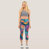 Leggings Capri Empreintes digitales (Recto)