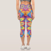 Leggings Capri En fleur (Verso)