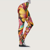 Leggings Capri en fleur vive (Droite)