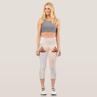 Leggings Capri énergie de méditation funky