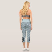 Leggings Capri Enneigement comme maison vacances Citation (Verso)