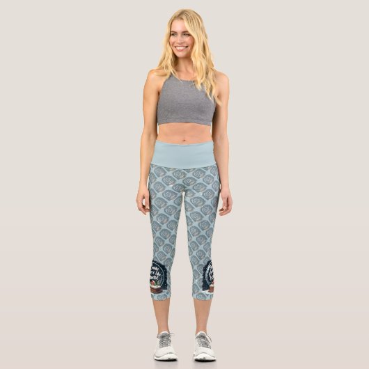 Leggings Capri Enneigement comme maison vacances Citation (Recto)