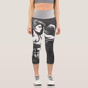 Leggings Capri Entraîneur de forme physique moderne Instructeur d