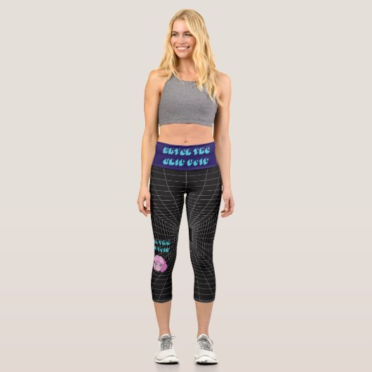 LEGGINGS CAPRI ENTREZ DANS LE VIDE DU RÉSEAU (Recto)